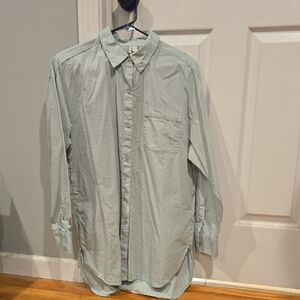 Nordstrom Sage Green Casual Button Down Shirt